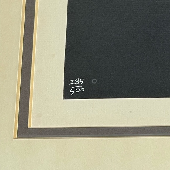 K. Yaude Signed Lithograph “King of the Beast” Lion Art Print 285/500 COA Framed - Picture 6 of 10